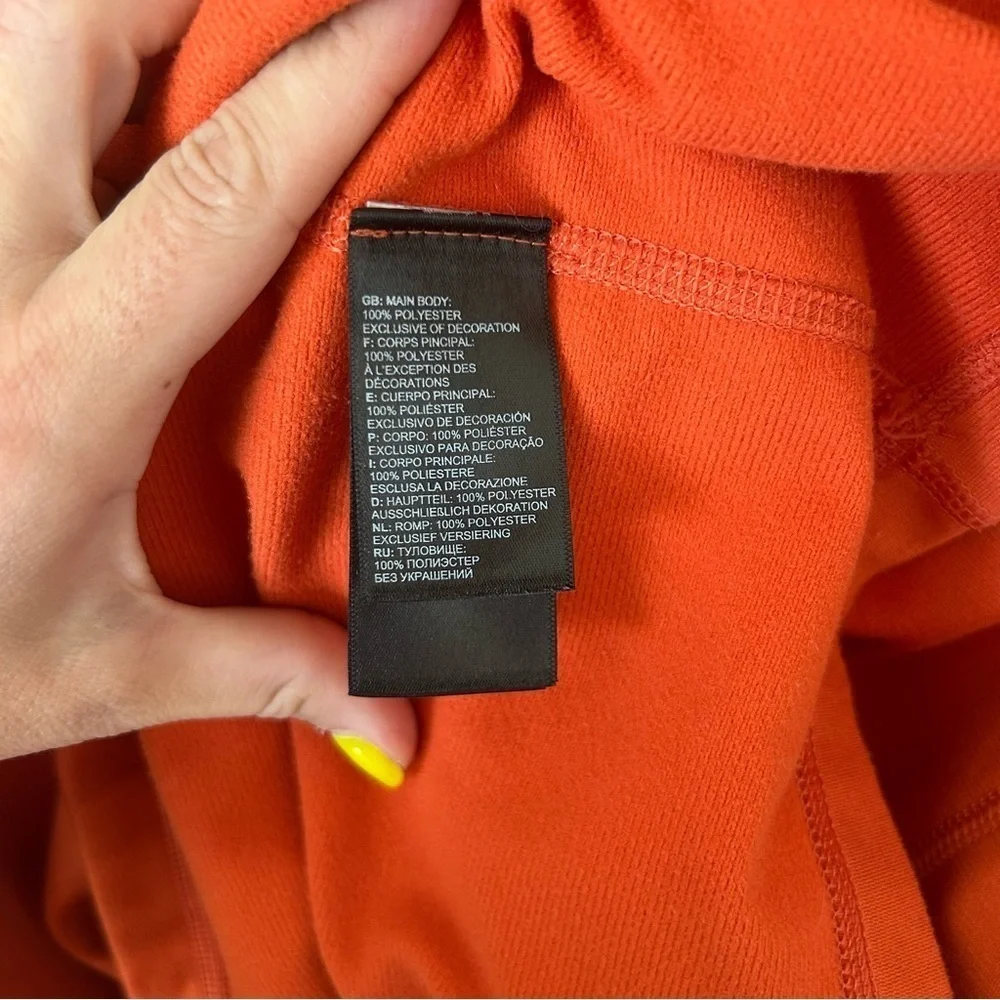 The North Face Burnt Orange Half-Zip Outdoor, Hunting, Leightweight Sweater